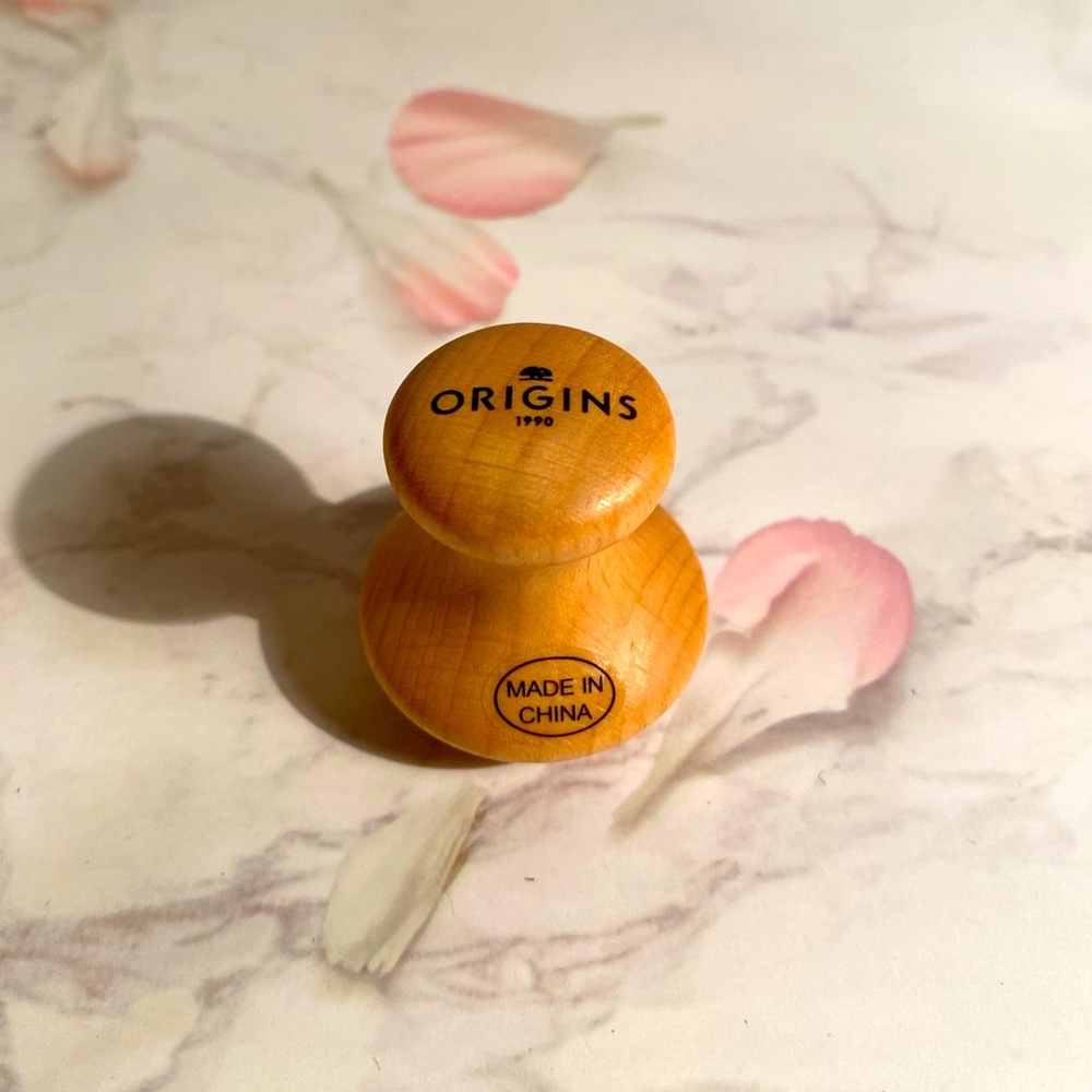 Origins Eye Face Massager Tool, Wooden Massager, NWB